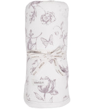 Blanket with floral print