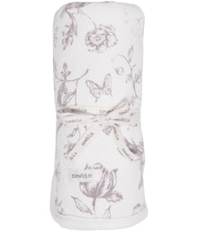 Blanket with floral print