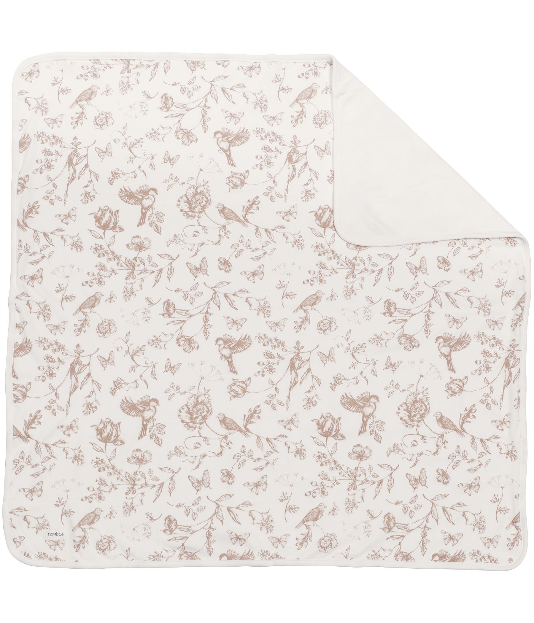 Blanket with floral print
