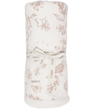 Blanket with floral print