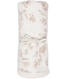 Blanket with floral print