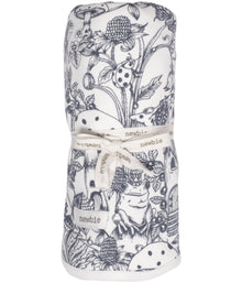 Blanket with nature print