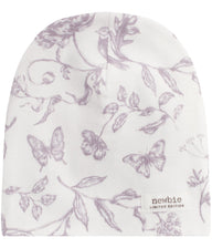 Baby hat with floral print