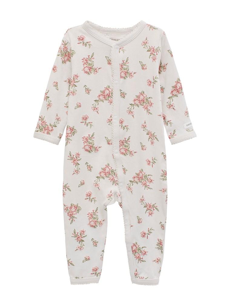 Sleepsuit with floral print