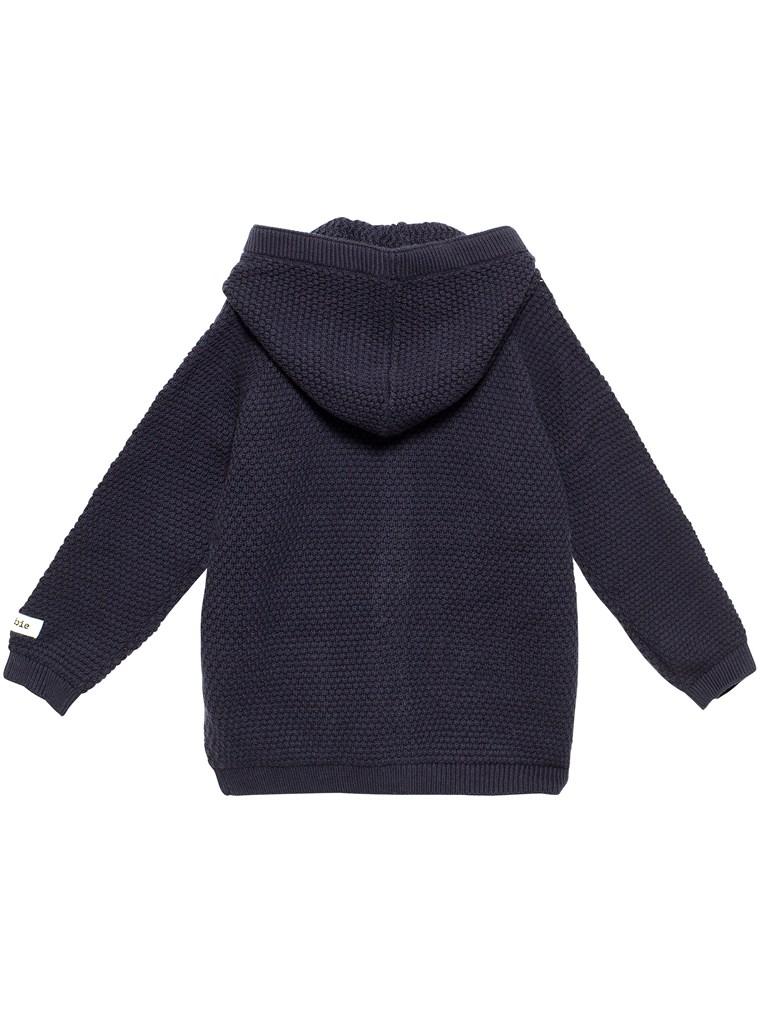 Baby cardigan with hood