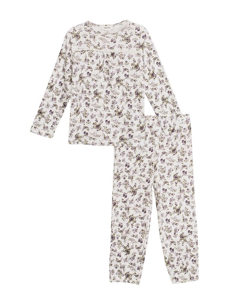 Pyjamas with floral print