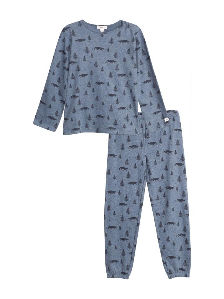 Pyjamas with forest print