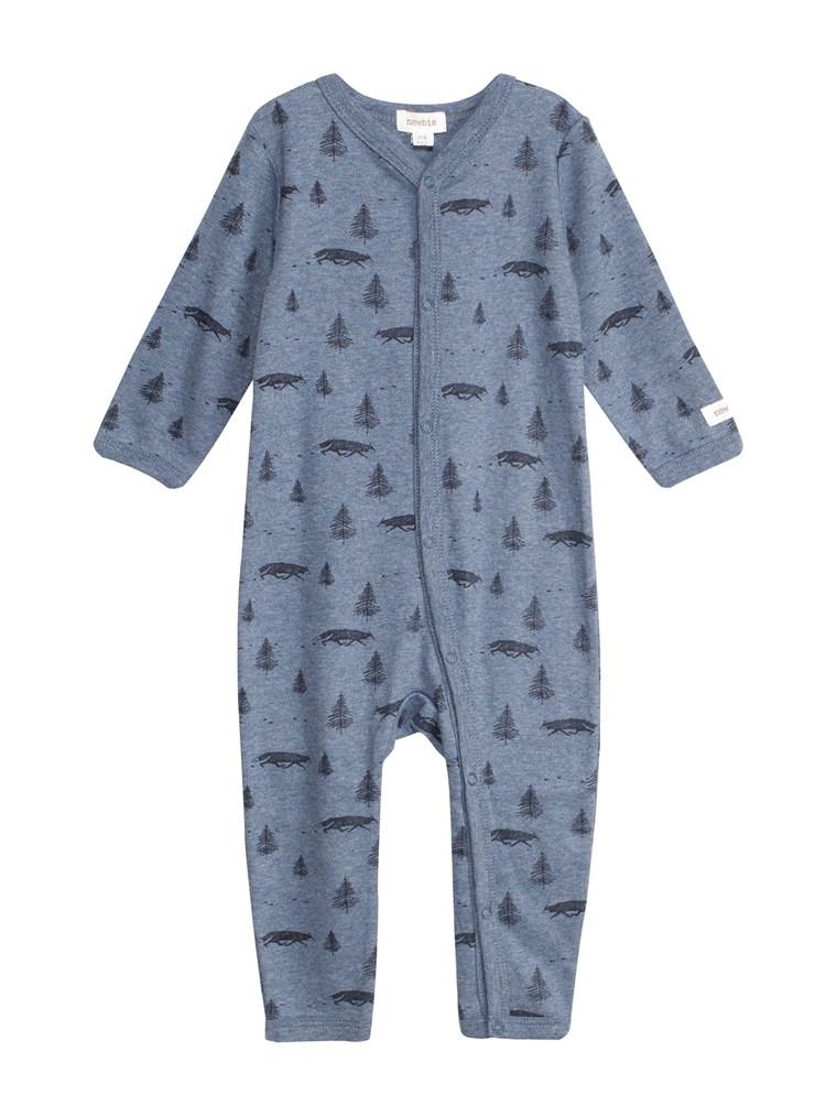 Sleepsuit with forest print
