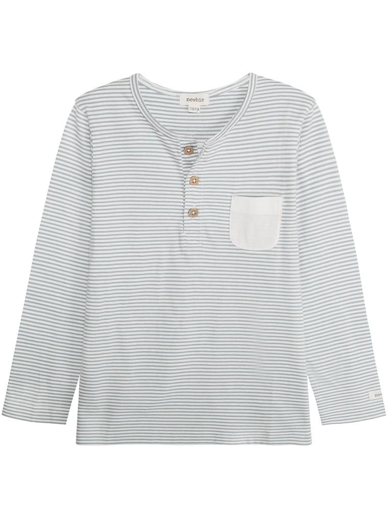 Top with stripes and pocket