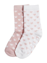 newbie baby Socks with printed hearts