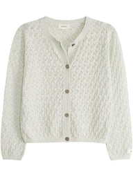 newbie kids cardigan knitwear organic cotton green