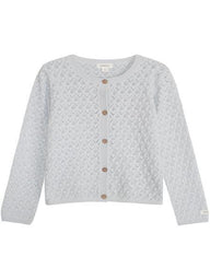 Baby cardigan with pattern detail