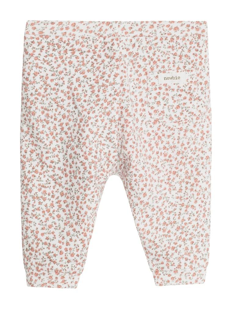 Baby sweatpants with floral print
