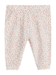 Baby sweatpants with floral print