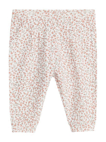 Baby sweatpants with floral print