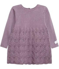 Baby knitted pattern detail dress