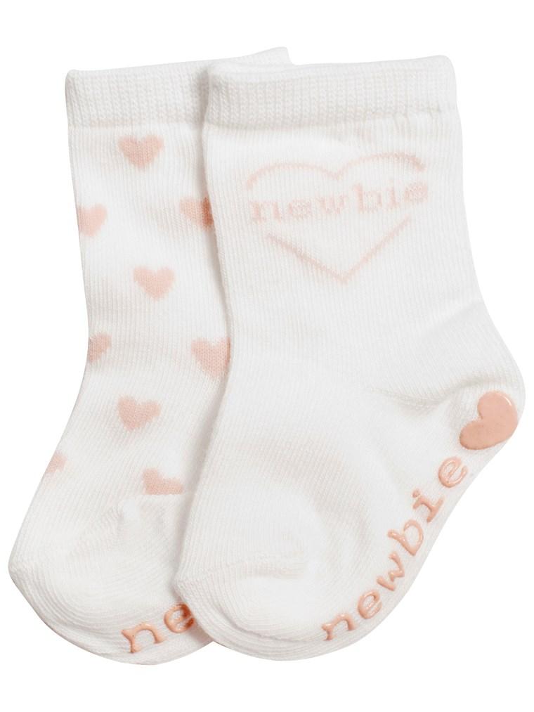 newbie kids Socks with printed hearts