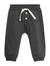 Baby sweatpants with buttons