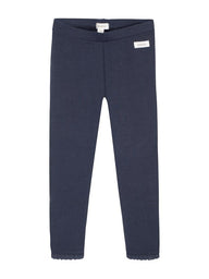 newbie kids Leggings organic cotton navy