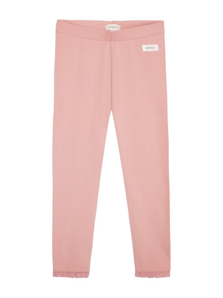 newbie kids Leggings organic cotton pink