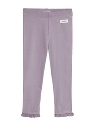 newbie kids Leggings organic cotton lilac