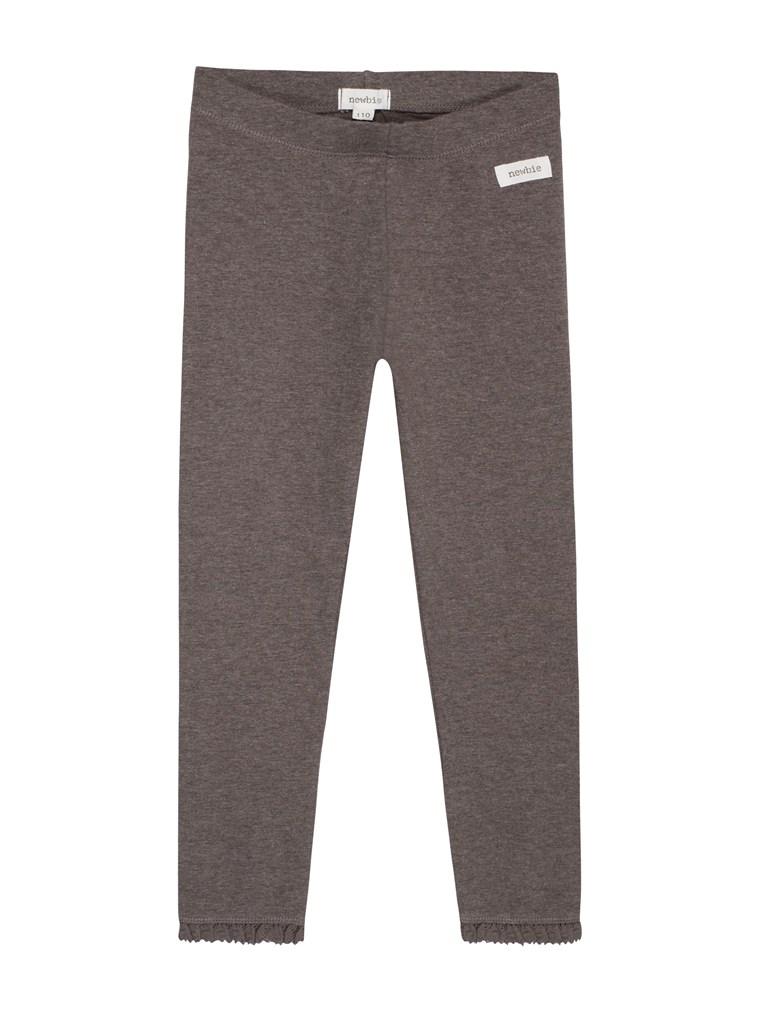 newbie kids Leggings organic cotton brown