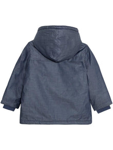 Baby parka with fleece lining