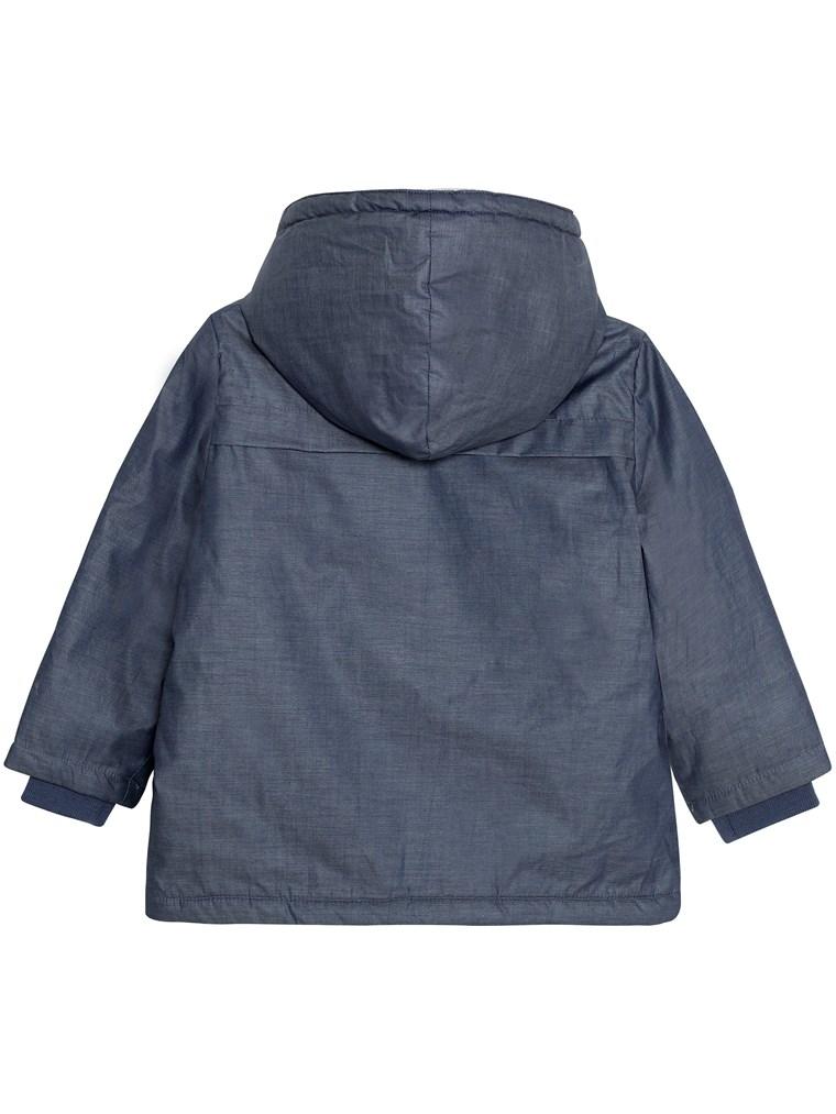 Baby parka with fleece lining