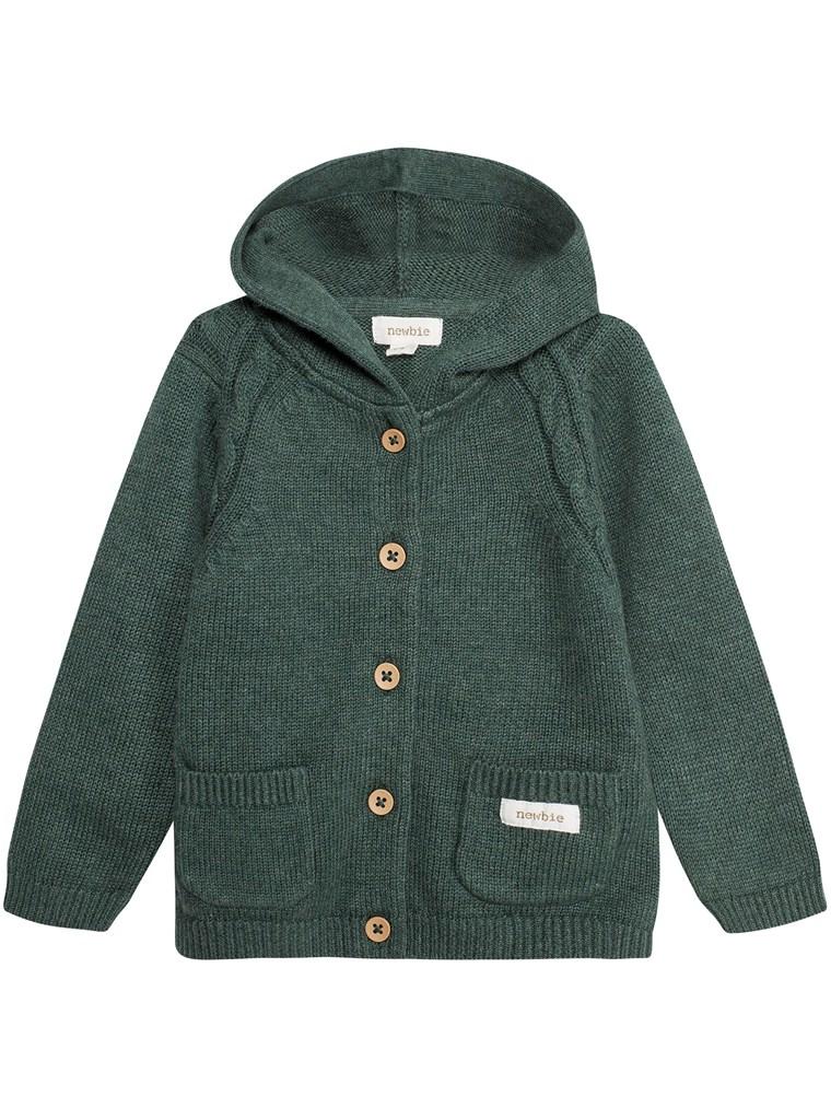 Cardigan with hood