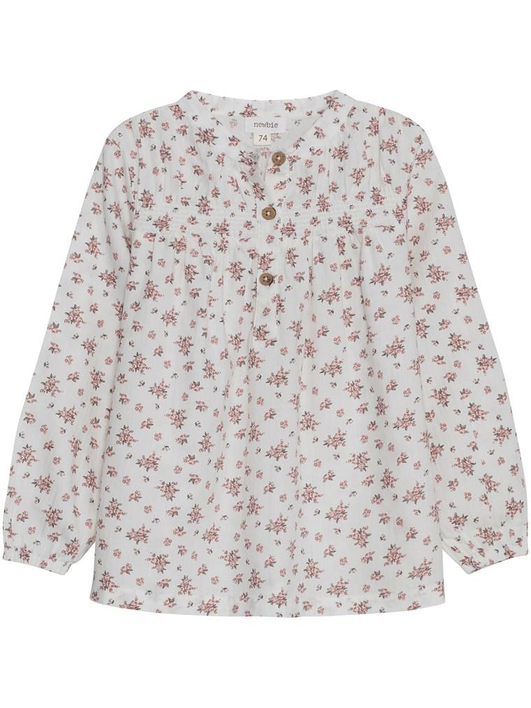 Baby top with floral print