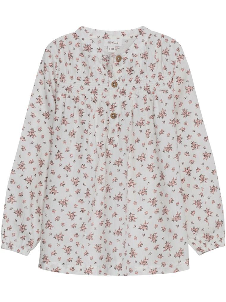 Button down top with floral print