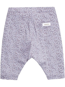 Baby sweatpants with floral print