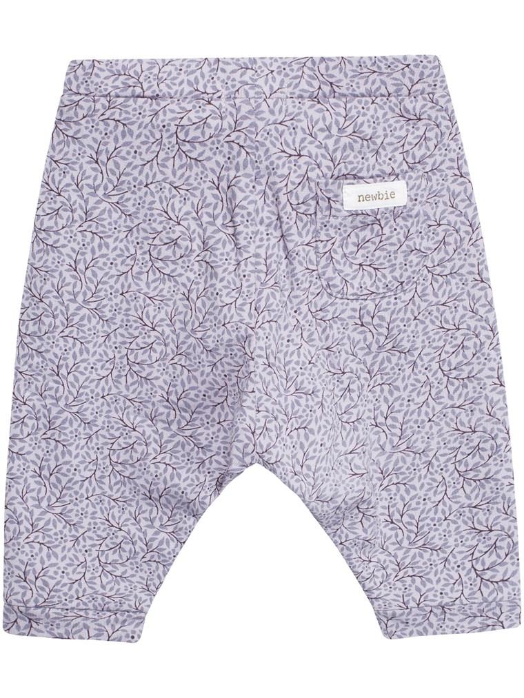 Baby sweatpants with floral print