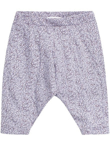 Baby sweatpants with floral print