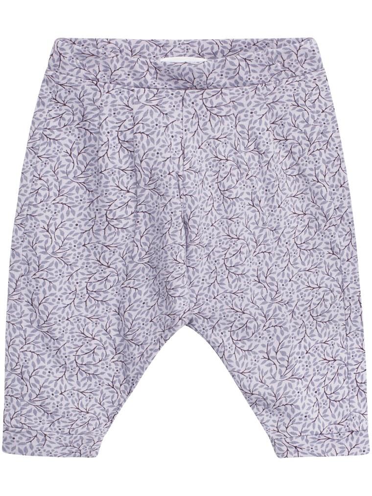 Baby sweatpants with floral print