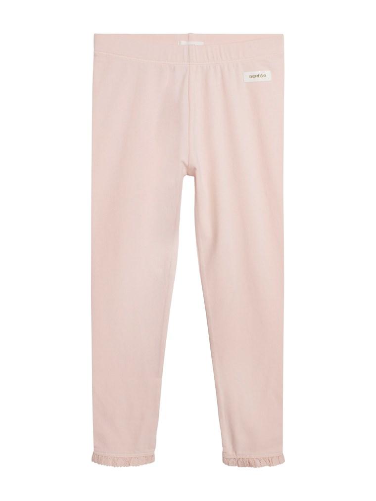 newbie kids Leggings organic cotton pink