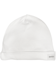 newbie kids hat white organic cotton
