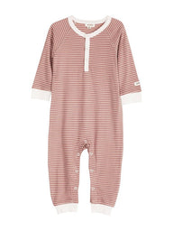 Sleepsuit with stripe print