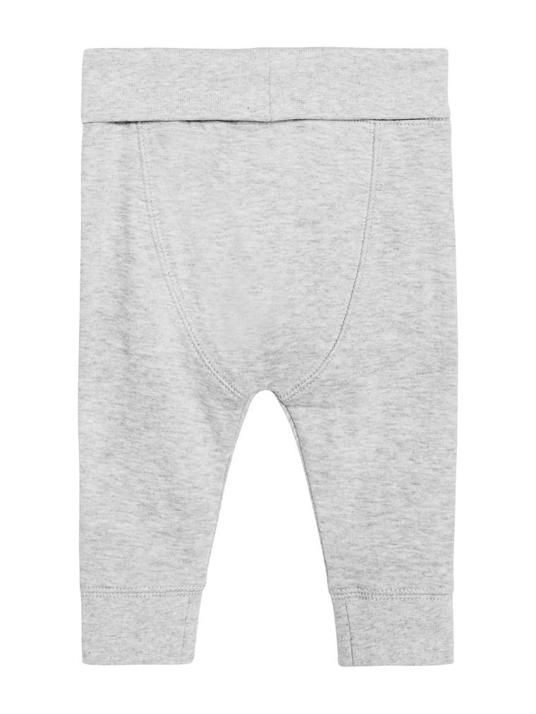newbie kids Leggings organic cotton grey baby