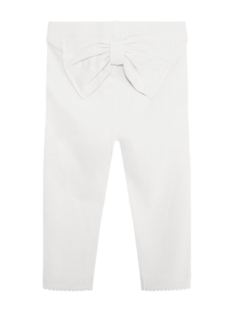 Basic baby leggings with bow