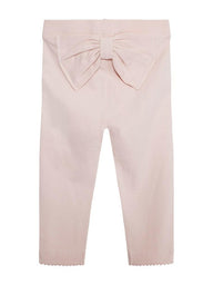 Basic baby leggings with bow