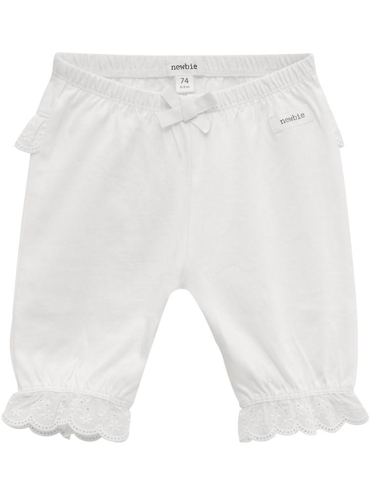 Baby trousers with lace frills
