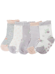 Floral pattern baby socks