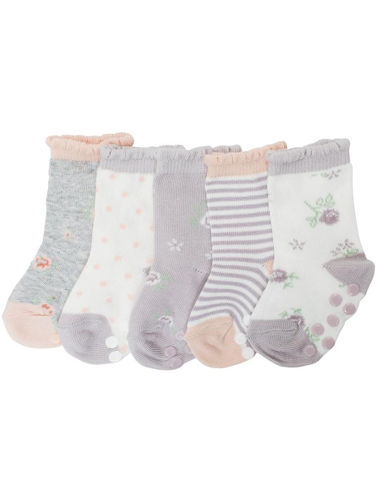 Floral pattern baby socks