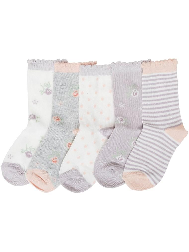 Floral pattern socks
