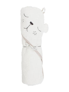 Baby towel with bear face