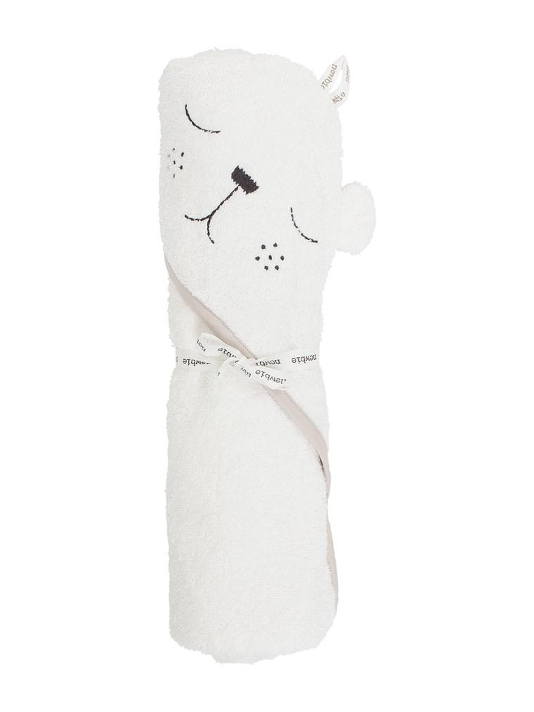 Baby towel with bear face