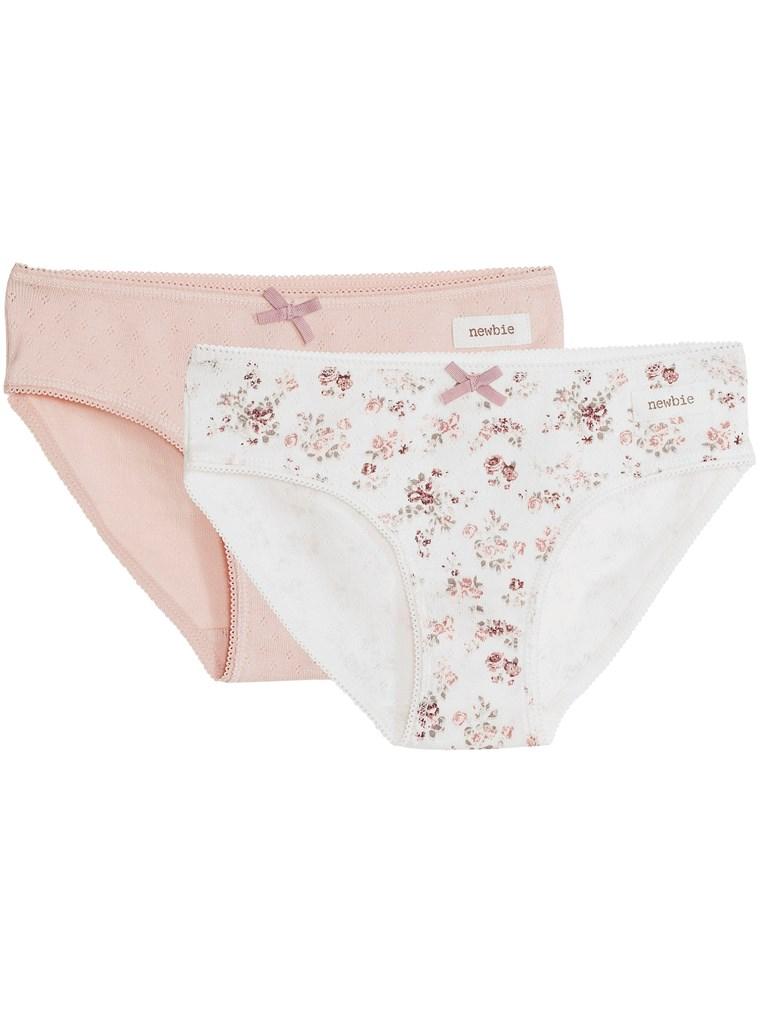 Underwear with printed flowers