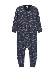 Sleepsuit with fish print