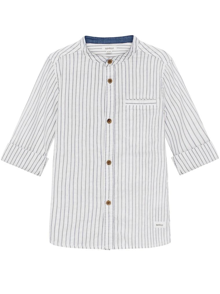 Stripe shirt with turn up cuffs